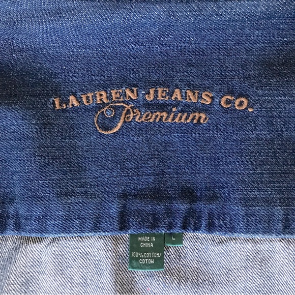 Lauren Jeans Co premium jean jacket - Picture 9 of 10